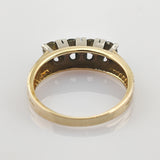 Klassischer Memoire-Ring aus Gold mit 0,76 ct Diamanten