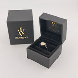 Zarter Herz-Ring aus Silber im romantischen Design
