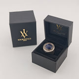 Silberner Designer-Ring mit Lapis Lazuli