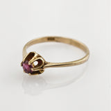 Klassischer Goldring mit Topas