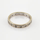 Weißgold Memory Ring mit 16 Diamanten
