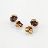 Klassiche Ohrstecker aus Gold mit Diamanten