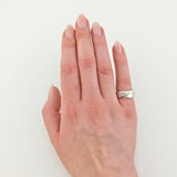 Klassischer Silberring mit Diamant – Eleganz in moderner Schlichtheit