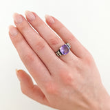 Silberring mit Amethyst