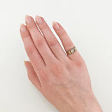 Klassicher Goldring mit Bergkristall