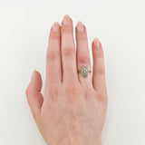 Antiker Jugendstilring mit Diamantbesatz