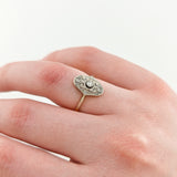 Antiker Jugendstilring mit Diamantbesatz