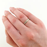 Weißgold Memory Ring mit 16 Diamanten