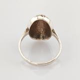 Eleganter Silberring mit Markasiten um 1930