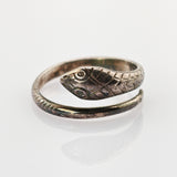 Silber Ring in Schlangenform
