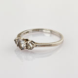 Silber Ring mit funkelnden Zirkonia