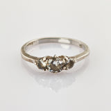 Silber Ring mit funkelnden Zirkonia