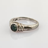 Filigraner Silberring mit Onyx