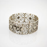 Art-Déco-Armband aus Silber in filigraner Handarbeit