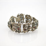 Trachten-Armband aus Silber mit Granaten