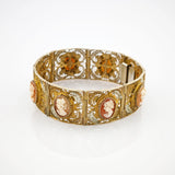 Filigranes Armband mit Kamee-Medaillons