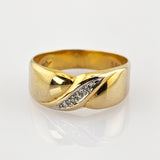 Klassischer Diamantring aus Gold – zeitlose Eleganz