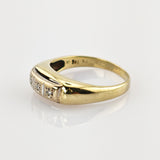 Art Deco Diamant-Ring aus Gold – Herrenring
