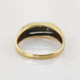 Art Deco Diamant-Ring aus Gold – Herrenring