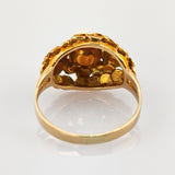 Eleganter Perlenring im Vintage-Stil – Gold