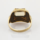 Art Déco-Ring aus Gold mit Citrin – antiker Goldring