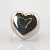 Herzring aus Silber