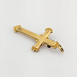 Goldener Kruzifix Anhänger INRI