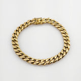 Panzerkette Armband aus Gold