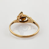 Ring aus Gold mit blauem Spinell