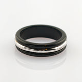 Markanter Silberring mit Diamanten