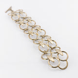 Silber Gliederarmband im Mid-Century-Stil