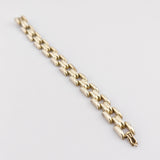 Markantes Rolloketten-Armband aus Silber