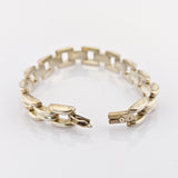 Markantes Rolloketten-Armband aus Silber