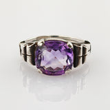 Silberring mit Amethyst
