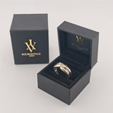 Silber Ring mit kleinem Solitärstein