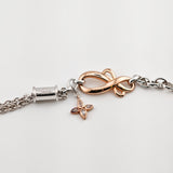 JOOP! Silber Set mit Schleifenmotiv – Halskette & Armband, teilvergoldet