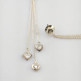 JOOP! Silber Ohrringe mit Ketten und Zirkonia