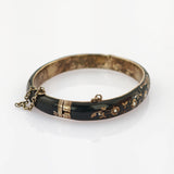 Biedermeier-Armband mit Emaille und Blütenornamenten