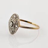 Antiker Jugendstilring mit Diamantbesatz