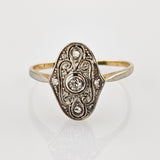 Antiker Jugendstilring mit Diamantbesatz