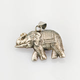 Silber Anhänger Elefant
