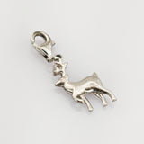 Silber Charm Anhänger Hirsch