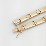 Silberarmband Gliederdesign Italien um 1970