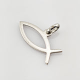 Anhänger Silber Ichthys Fischsymbol