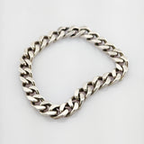 Silberarmband Panzerkette massiv im klassischen Stil