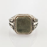 Silber Siegelring mit Ornamentik