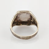 Silber Siegelring mit Ornamentik