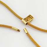 Gold Collier mit Diamant um 1970