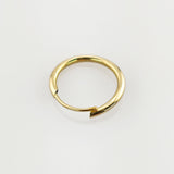 Gold Creole schlicht um 2000