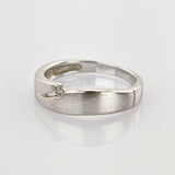 Silberring mit Diamant modern